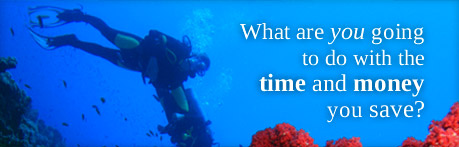 What are you going to do with the time and money you save?